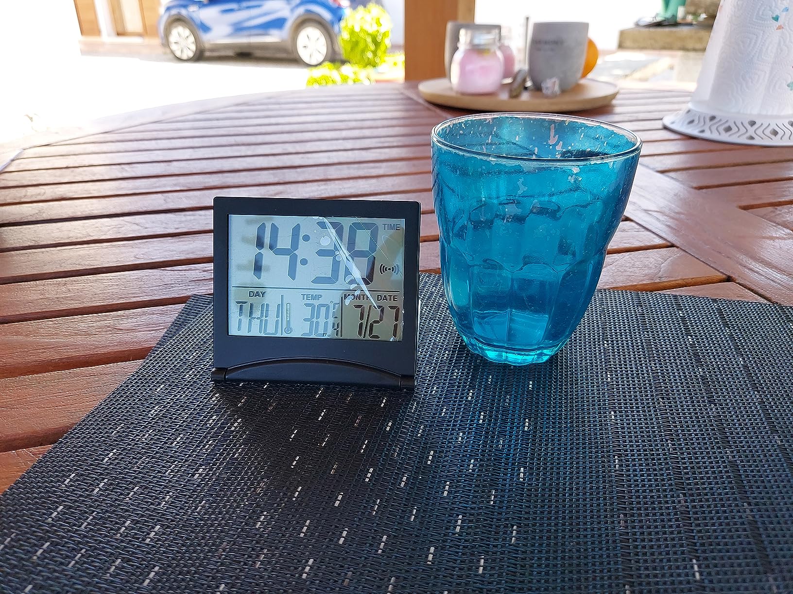 Orologio A Fogli Mobili Retrò 24 Ore In Stile Europeo Orologio Da Tavolo Design Minimalista Timer A Scatto Meccanico Base In Legno Bianco