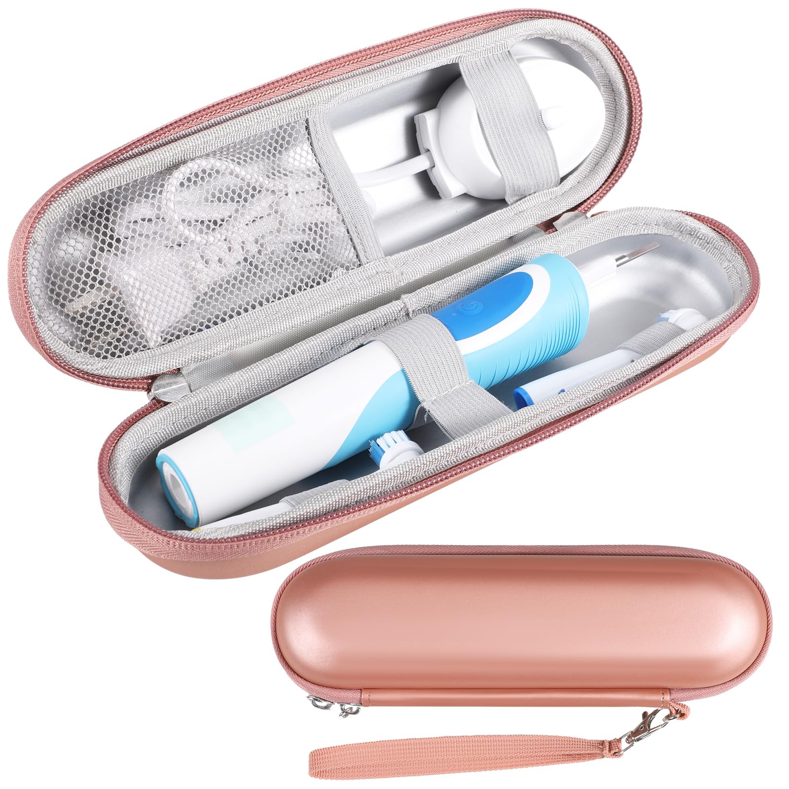 Electric Toothbrush Travel Case, Portable Electric Toothbrush Case with Accessories Storage