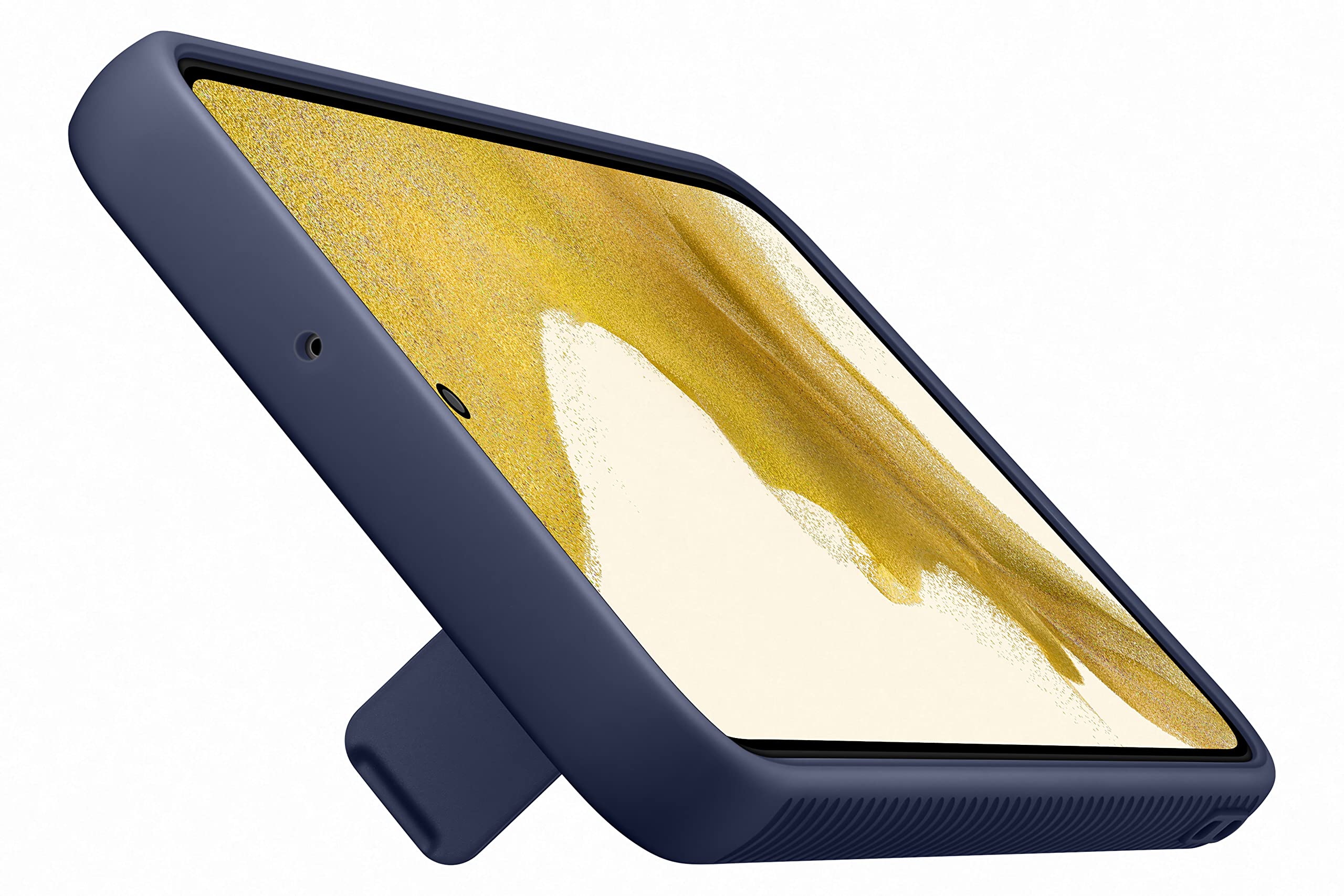 Samsung Protective Standing Cover Custodia con Protezione e Cavalletto posizionabile per Galaxy S22 5G, Navy
