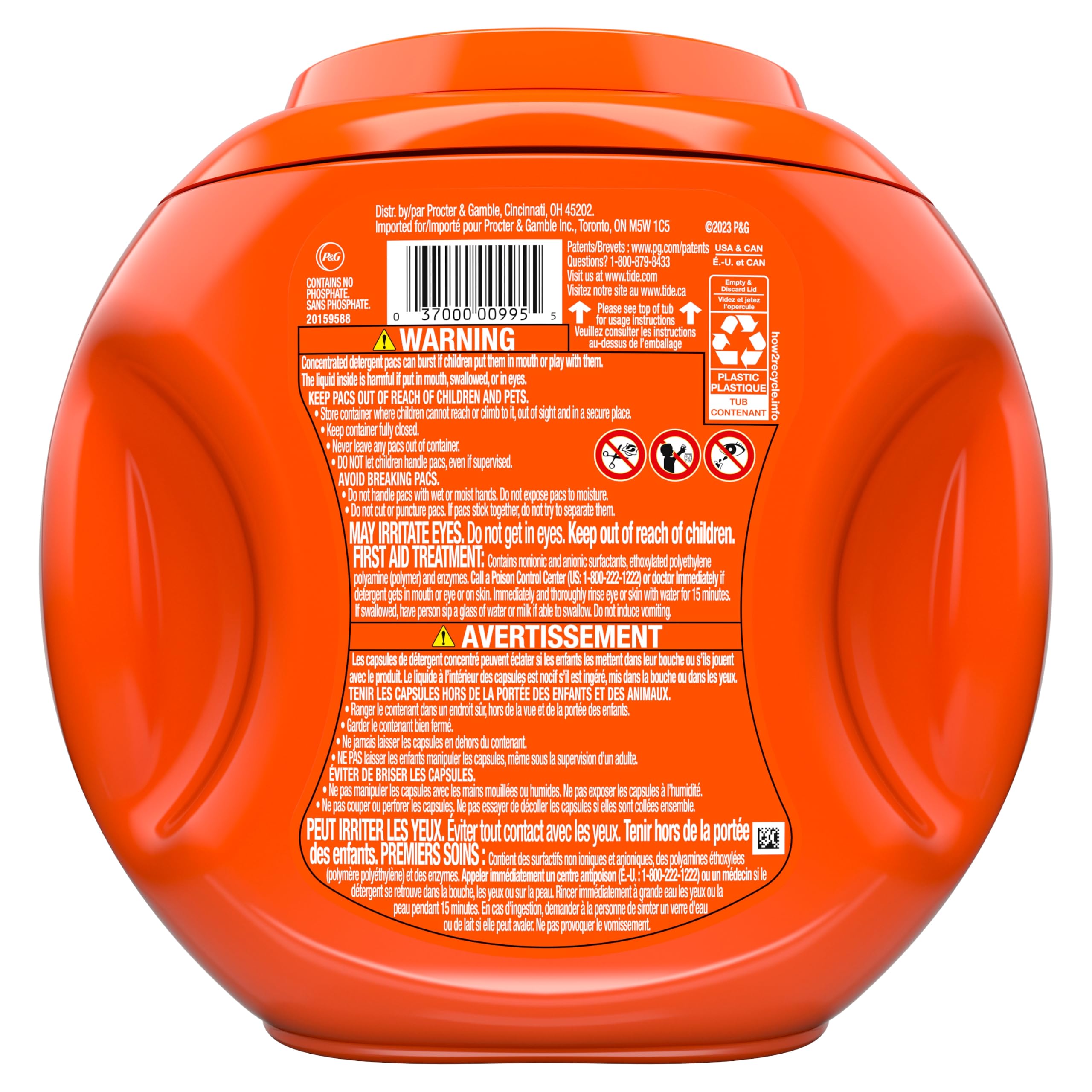 Tide 3-in-1 PODS Laundry Detergent, Original, 42 Count