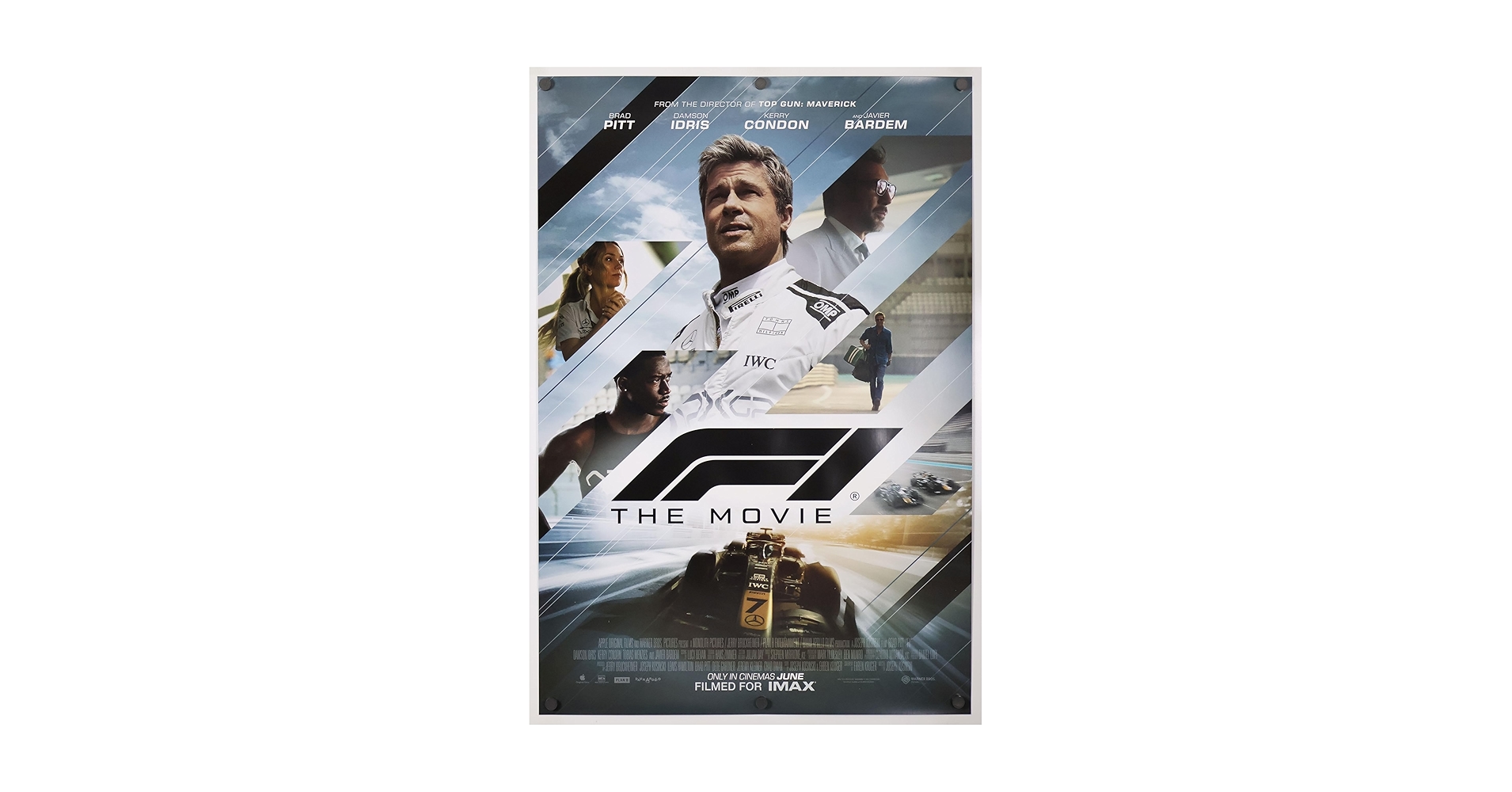 Amazon.com: F1 FORMULA ONE MOVIE POSTER 2 Sided ORIGINAL
