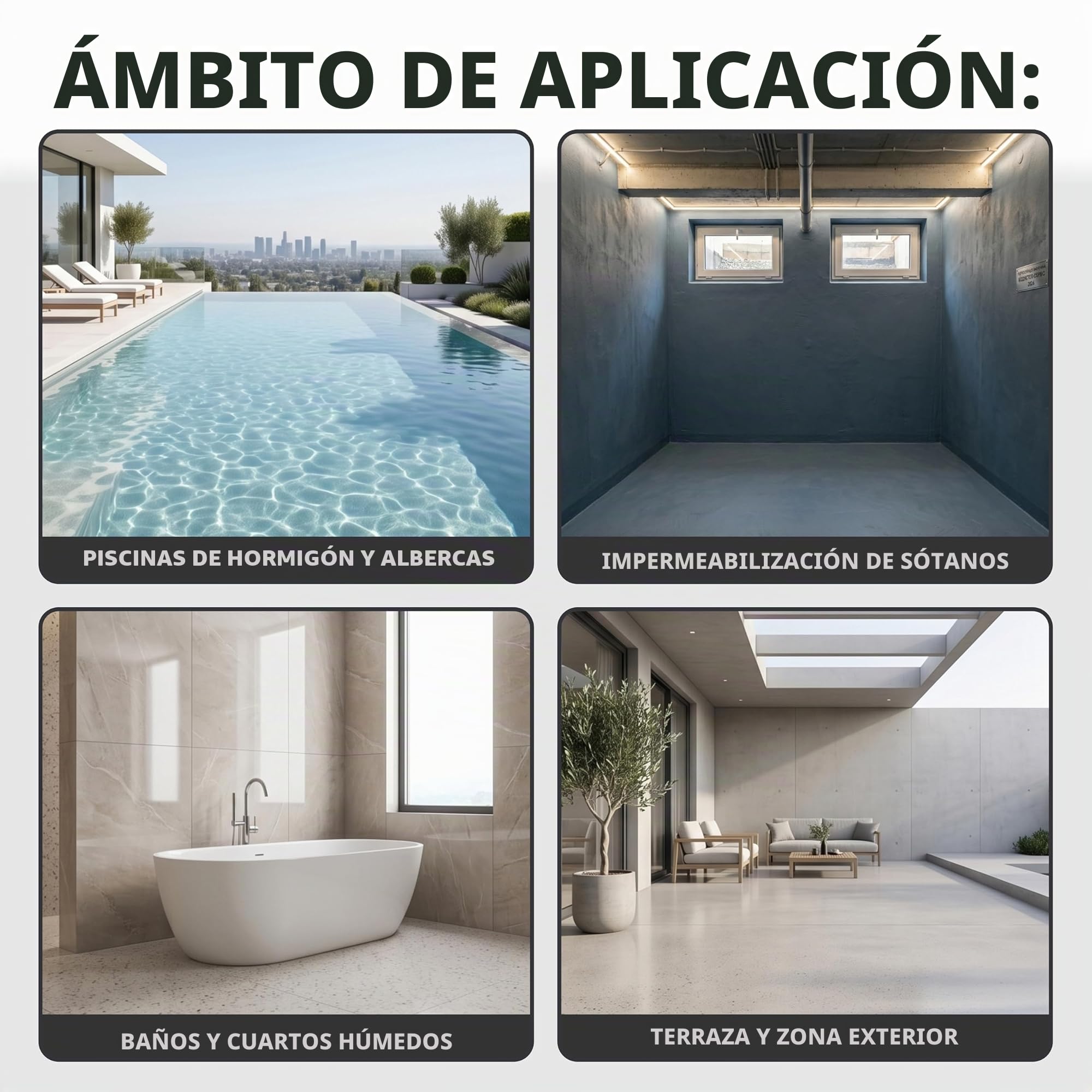 WO-WE Impermeabilizante para piscina 2K deResina Epoxi SL430-10Kg