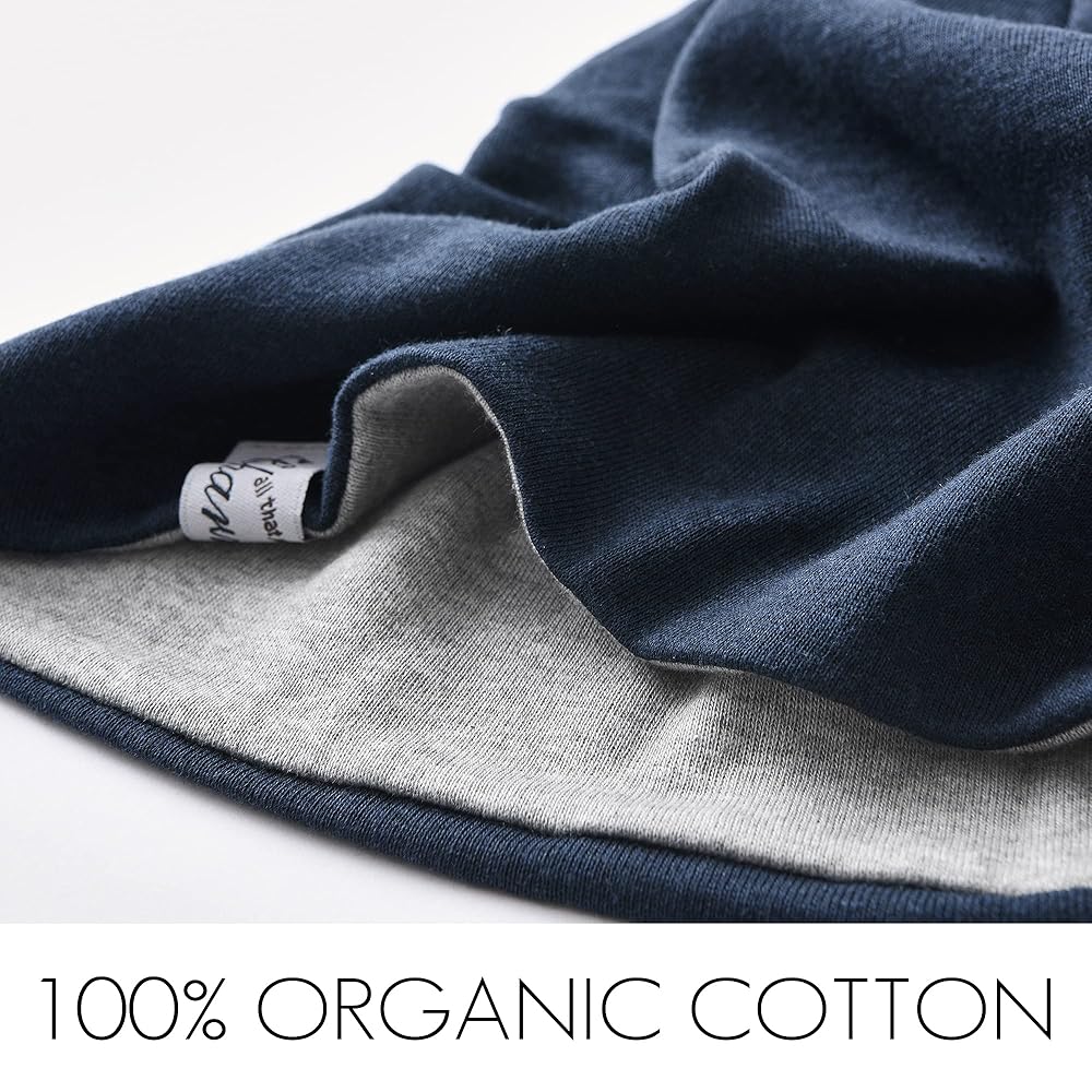Amazon.com: Men and Women Organic Cotton Beanie, Reversible