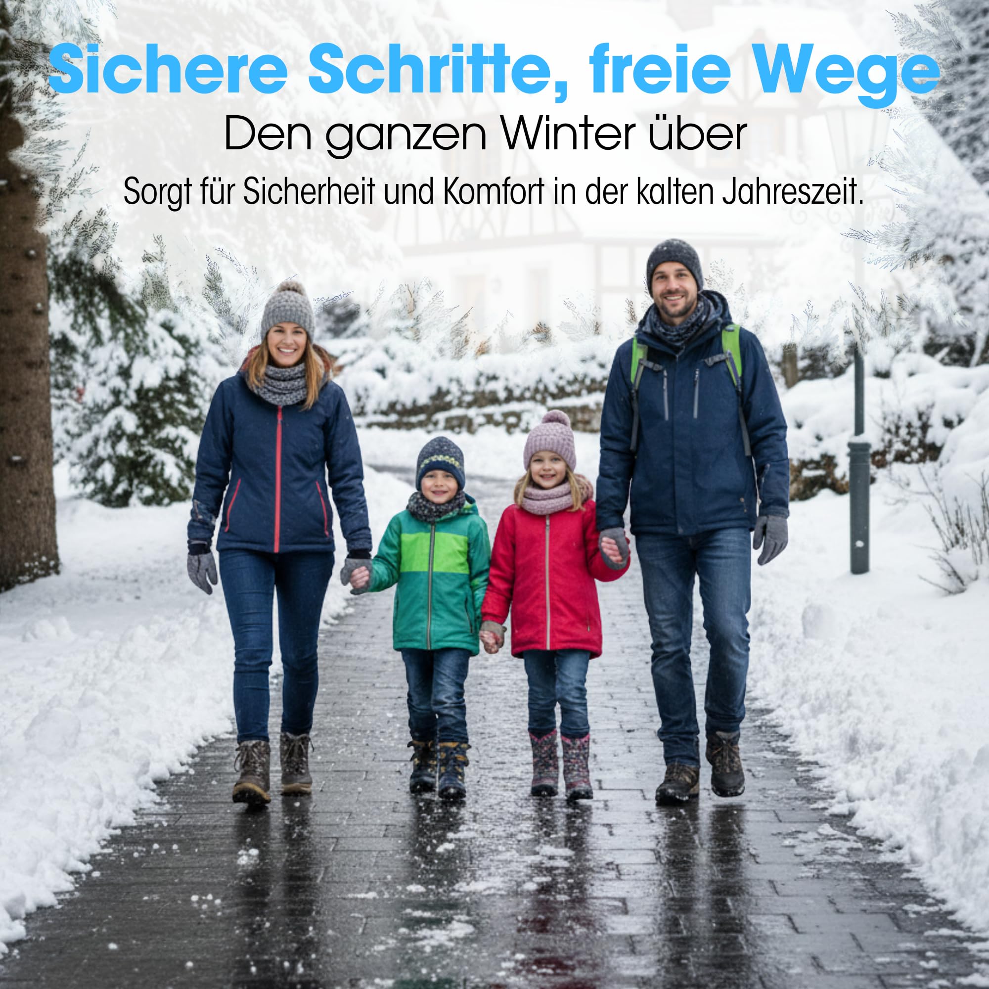 Auftausalz oder Streusalz 25kg ist der perfekte Schnee Salzstreuer - Schützen Sie Ihre Liebsten! Unser Winterstreumittel sichert Ihre Wege im Winter | Streugut aus 98% Nacl | Natureflix (25 kg)