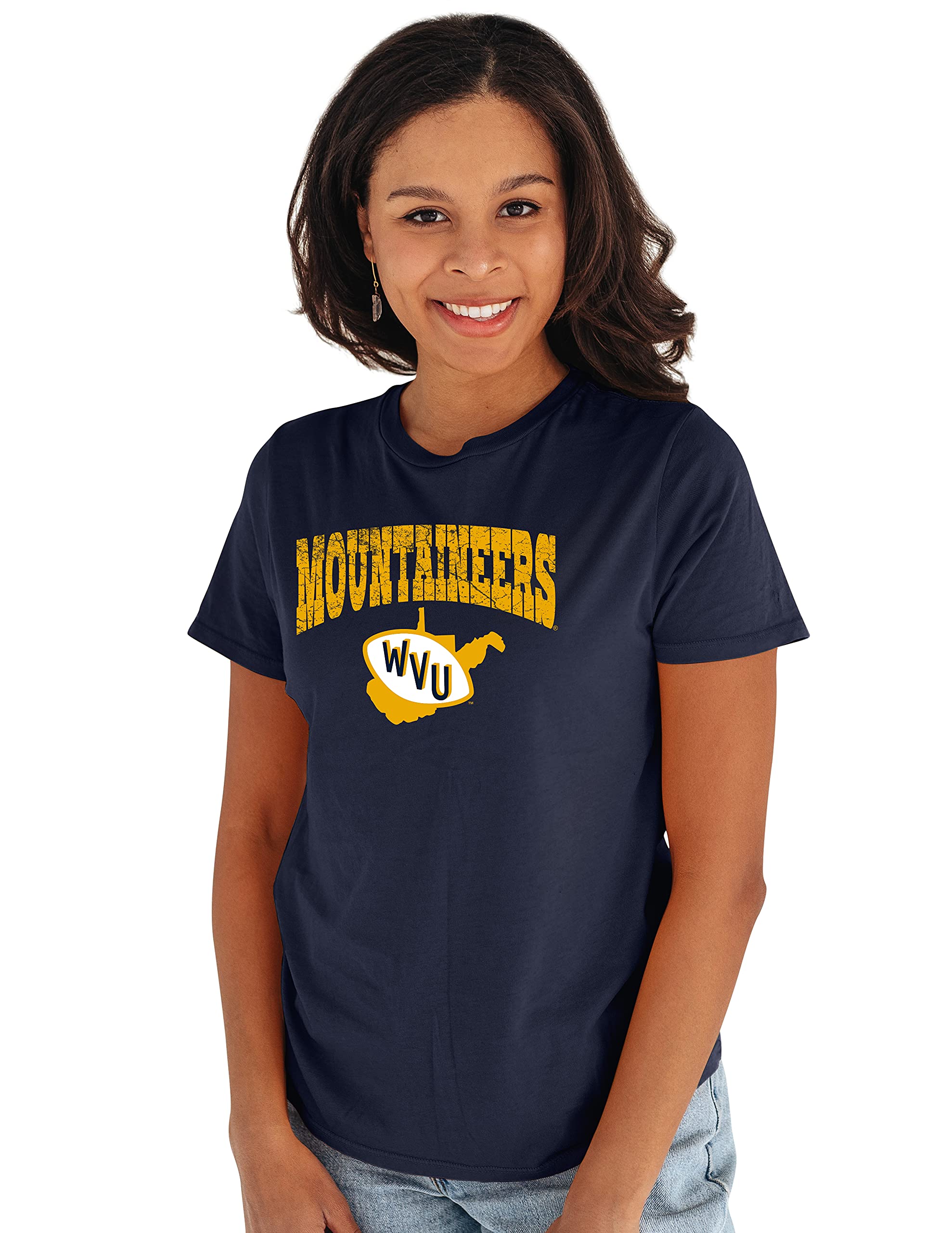 Reserve Collection by Blue 84 NCAA womens Vintage Boyfriend Vault Tee