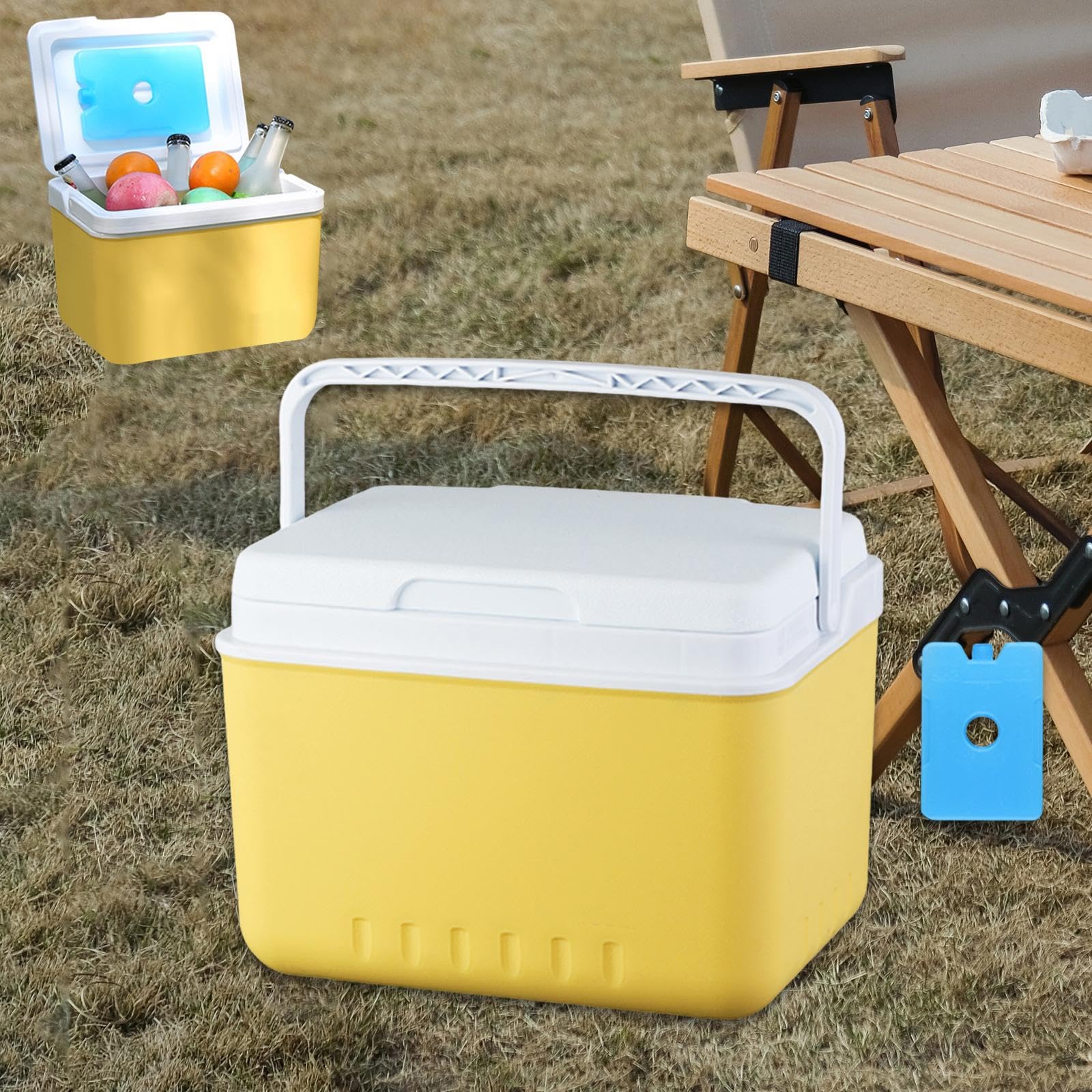 Nevera Portátil Isotérmica, Organizador, Contenedor, Refrigerador, Cubo para Bebidas, Estuche para Camping, Pesca Y Barbacoa.