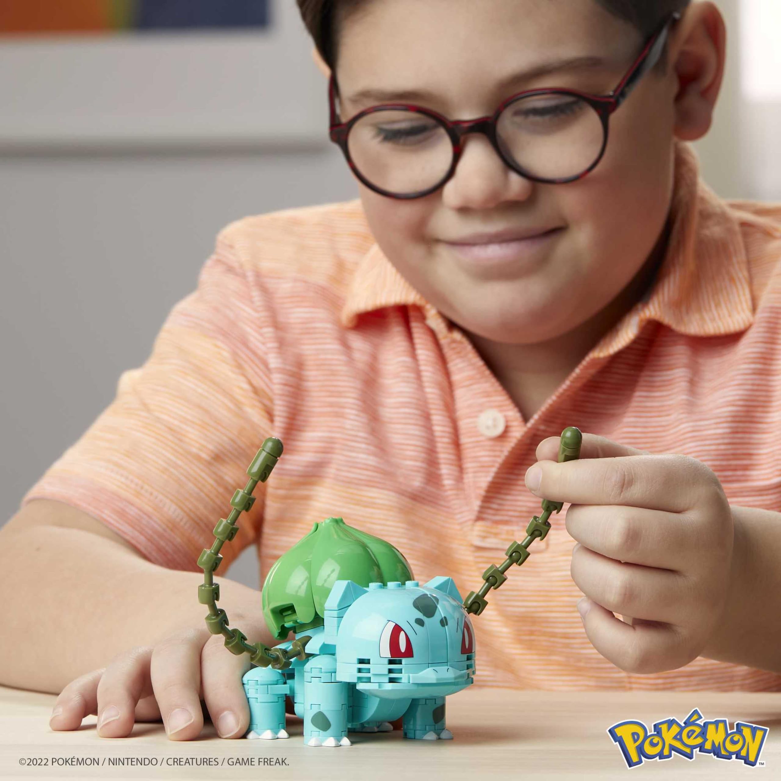 MEGA Pokémon - Bulbasaur set da costruzione con 175 pezzi, Giocattolo per Bambini 6+ Anni, GVK83