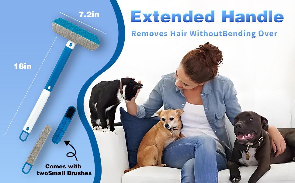 Pet Hair Remover for Couch,18 Inch, Suitable for dog and cat hair, Washable, Reusable, Suitable for Sofas Carpets Sheets and Other Furniture, Eco-friendly and durable - image 8