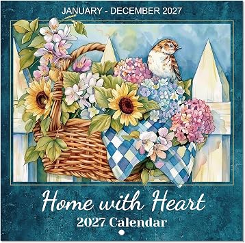 2027 Calendar - 2027 Wall Calendar, Home with Heart Calendars