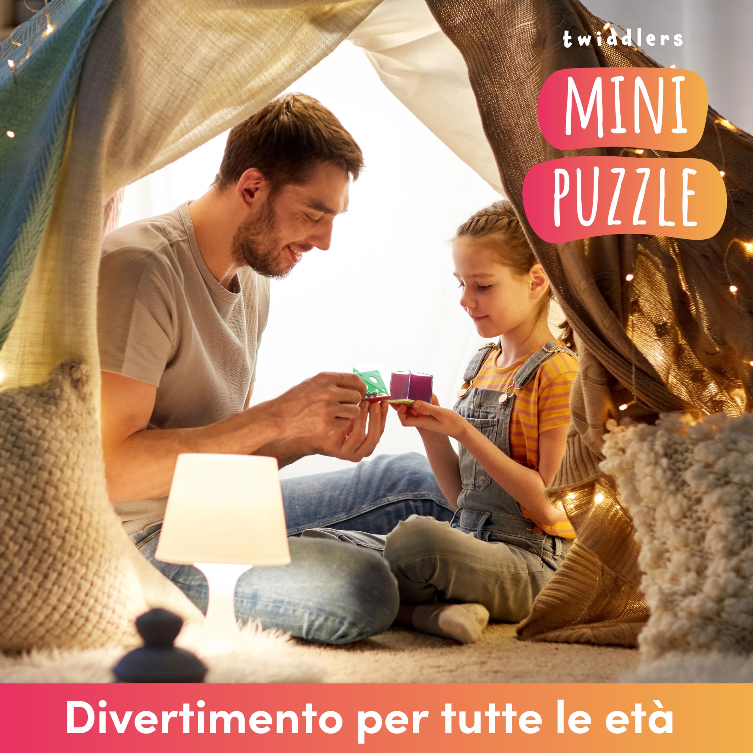 THE TWIDDLERS 28 Rompicapo Bambini Gadget Compleanno, Livelli di Difficoltà Assortito - 3D Cubi Puzzle Mini Giochi Regalini Fine Festa Compleanno Giochini Bambino Bambina, Comunione Gadget Bomboniere