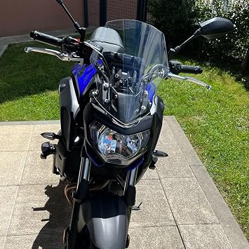 MT07 FZ07 Motorcycle Fairing Windshield Flyscreen fit for YA&MA&HA MT-07 FZ-07 MT 07 FZ 07 Accessories 2018 2019 2020 Windscreen Wind Deflector Viser Visor Cover Light Smoke