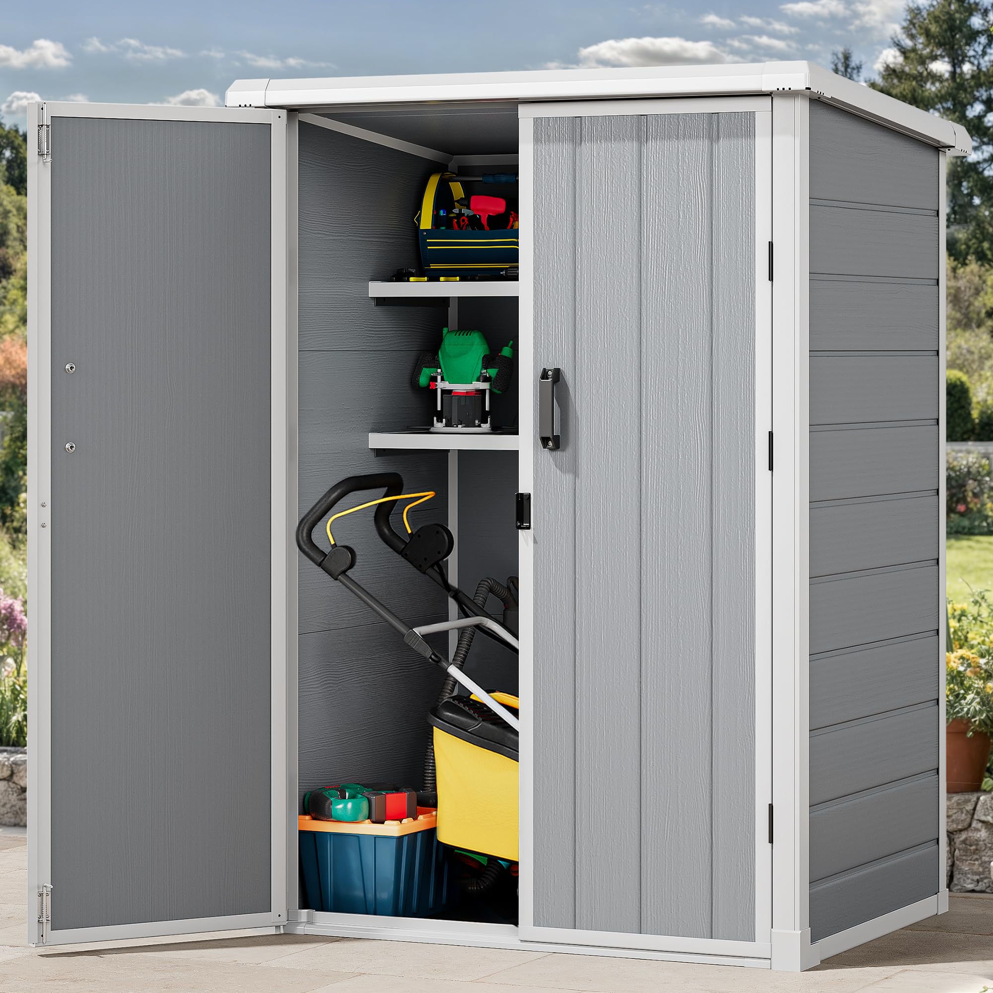DWVO Tall Storage Shed