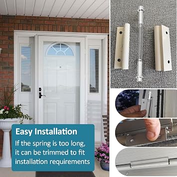K 5131 Storm Door Hinge Pin Kit - Compatible with Andersen, Croft, EMCO & More - Aluminum Replacement Pins for Storm/Screen Door Repair 4 Pack
