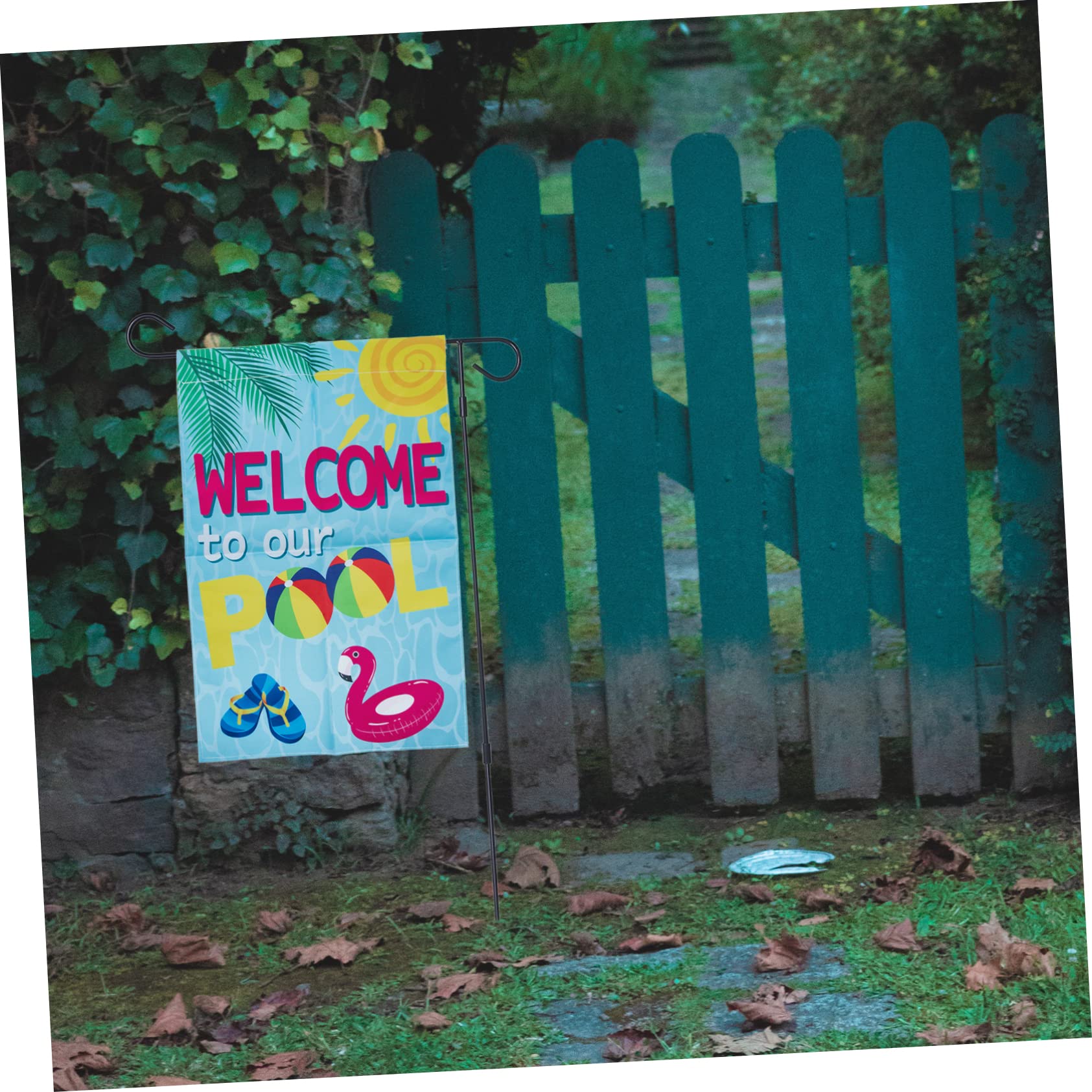Toddmomy 10stücke Sommer Gartenflaggen Bunte Fahnen Für Swimmingpool Deko Wetterfeste Outdoor Dekoration Für Garten Und Terrasse