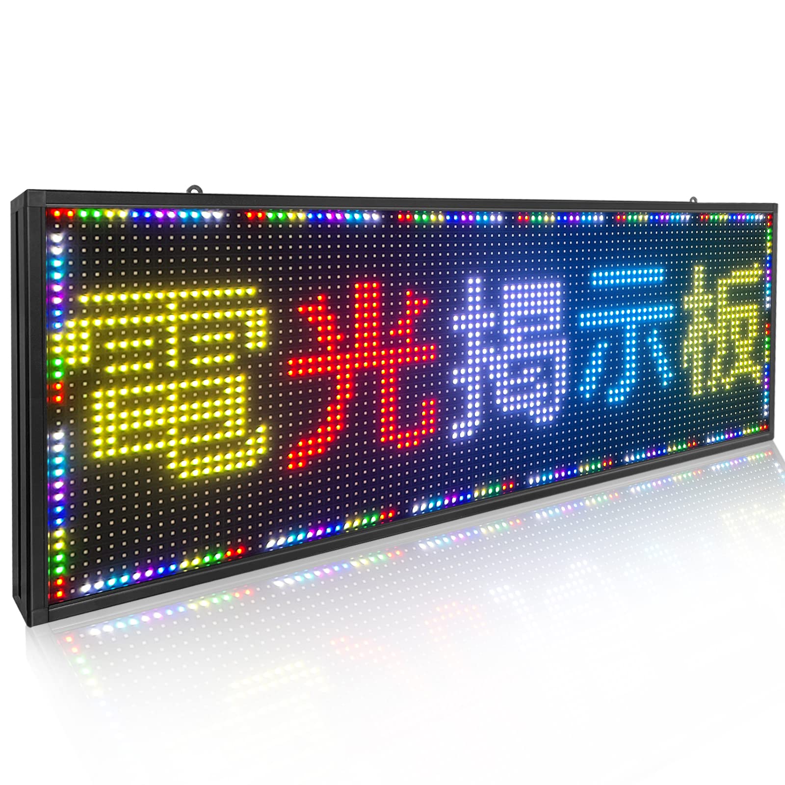 LED 表示LED看板 電光掲示板 店舗用看板 ディスプレイローリング伝言板 Amazon | LED看板 電光掲示板 掲示板 ディスプレイローリング伝言板