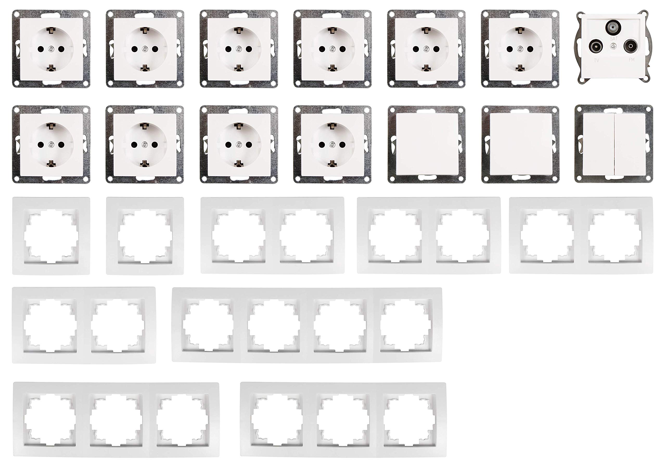 FLAIR Set "Komfort", 23-teilig, weiß, Starter-Set