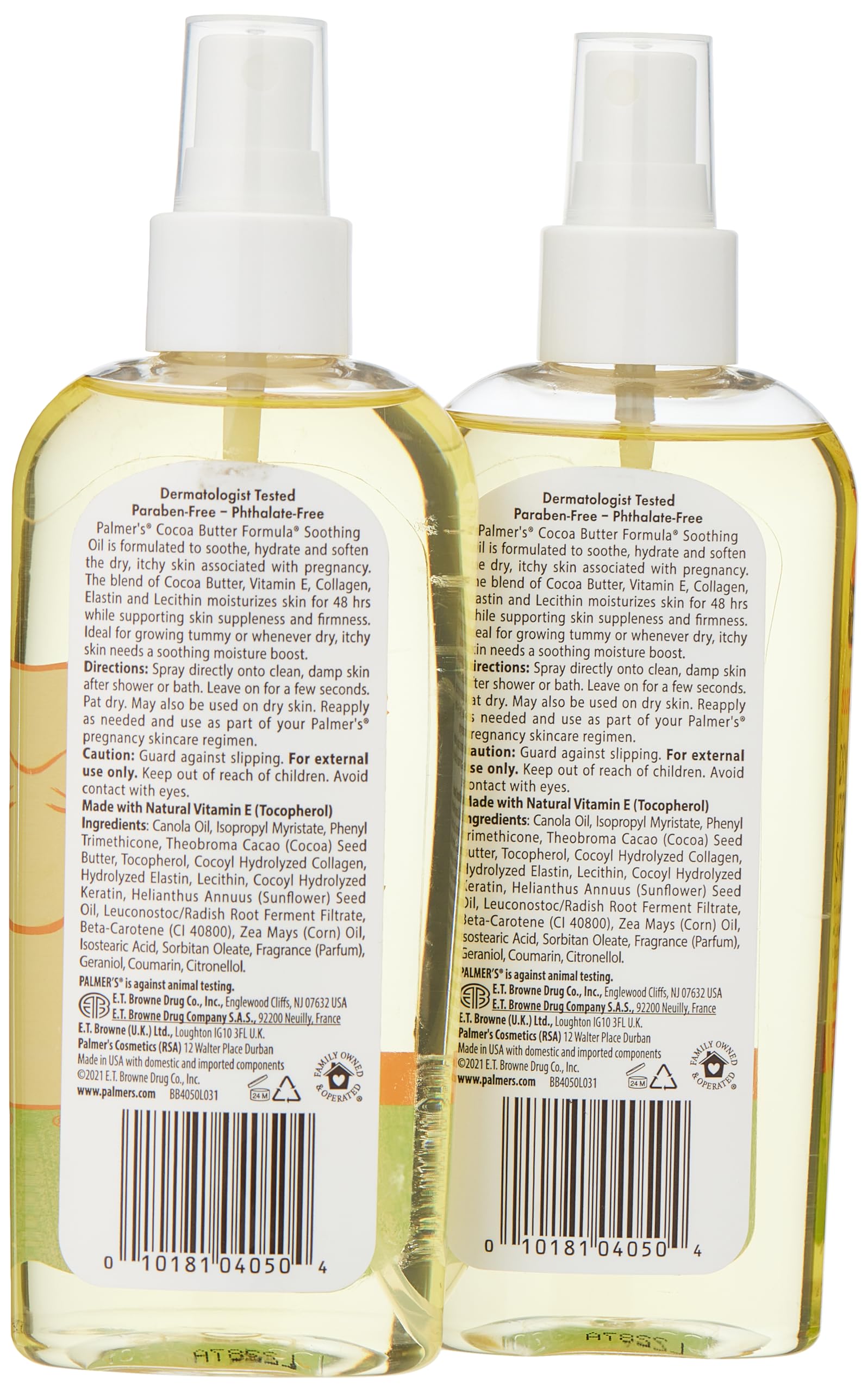 Palmers Cocoa Butter Formula Soothing Oil for Dry Itchy, Skin 150ml (Pack of 2), 150 ml (Pack of 2) - Image 2