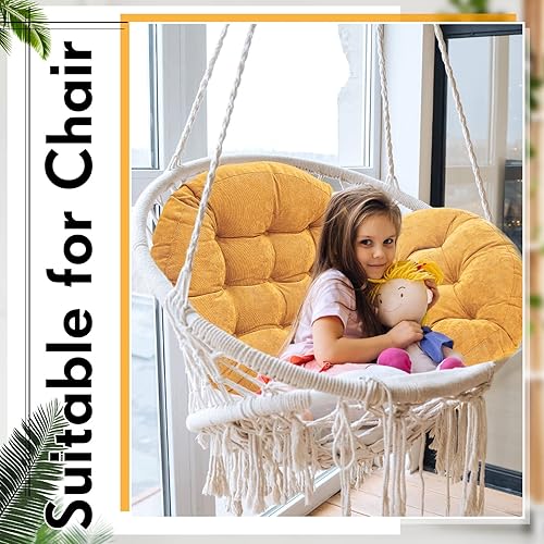 Miniatura 5 de 4 cojines redondos de suelo de 22 x 22 pulgadas, almohada de suelo de meditación, almohada grande de suelo para niños y adultos, cojín de