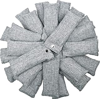 24 Pack Bamboo Charcoal Bag for Shoes, Charcoal Bags for Home and Car