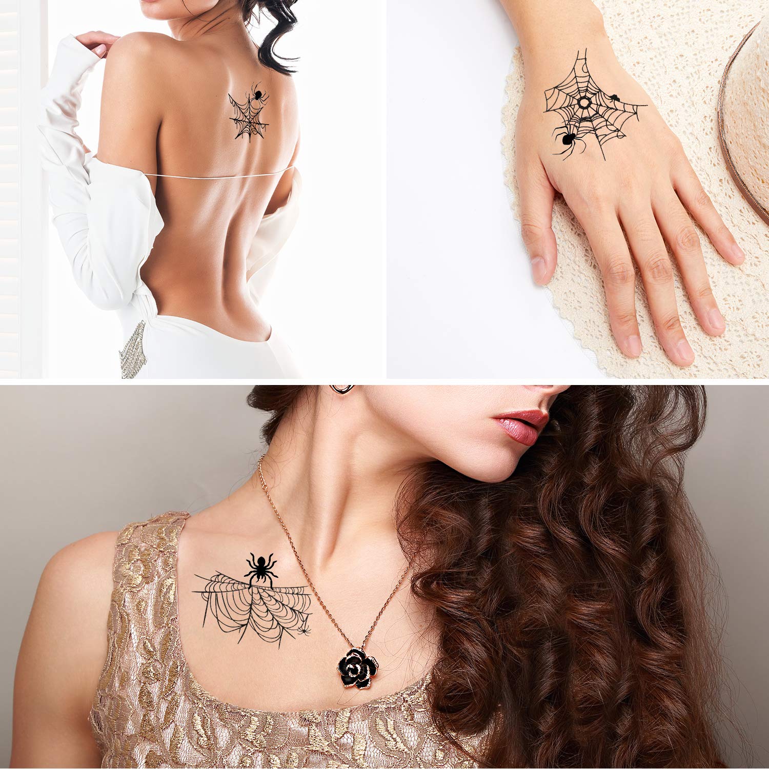 Tatuajes Temporales Diadema Y Collar De Araña Para Halloween - Set Con 10 , Accesorios Terroríficos Para Disfraces Disfraz Halloween Gótico Accesorios Cabello Tatuajes Temporales Diadema Y Collar De Araña Para Halloween - Set Con 10 , Accesorios Terroríficos Para Disfraces Disfraz Halloween Gótico Accesorios Cabello