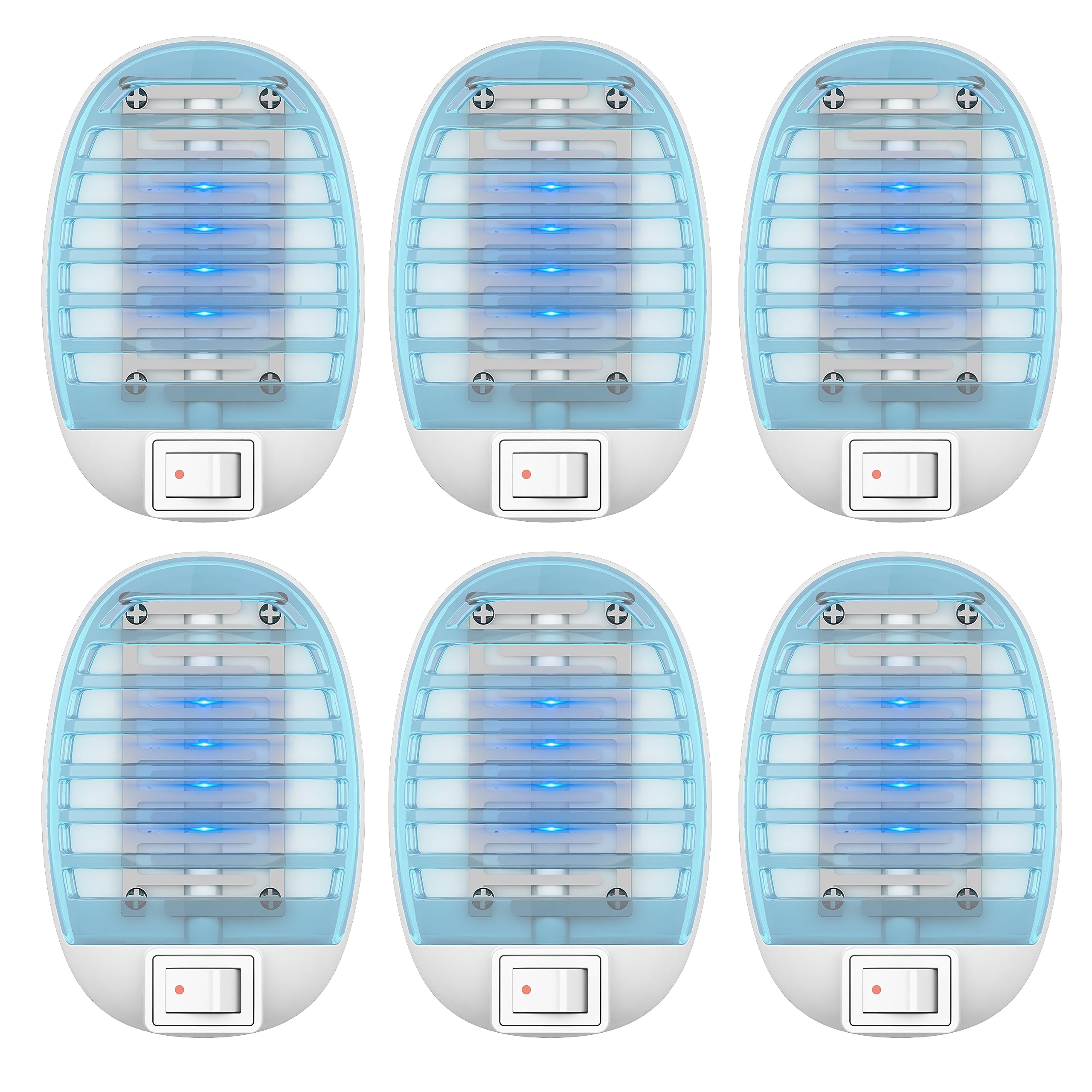 Indoor Bug Zappers, Electronic Insect Killer, Mosquitoes Killer, Electronic Mosquito Zapper Gnat Traps with LED Light for Living Room, Home, Kitchen, Bedroom, Baby Room, Office