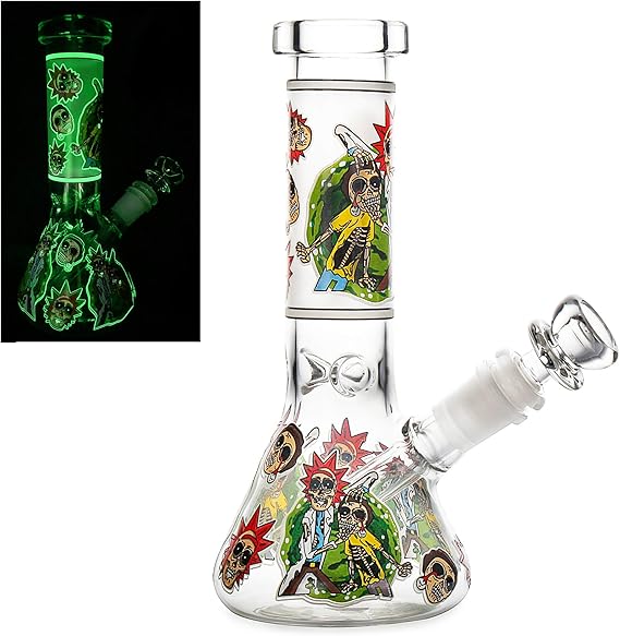 Amazon.de The7boX EIS Glasbong mit chillum Rauchen Bong 14 mm