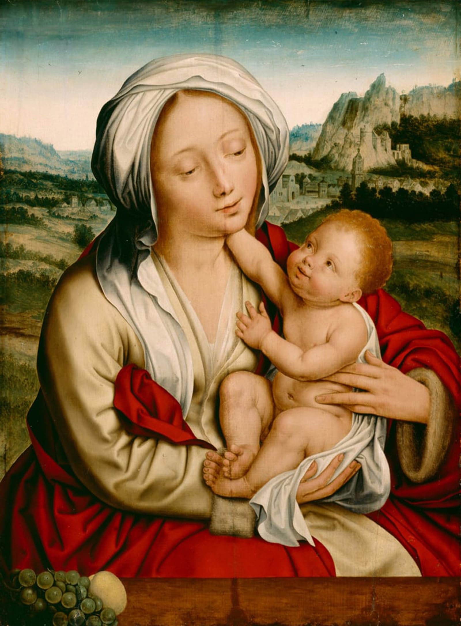 Cuadro de Quentin Massys Lady and Child, pintura artística en lienzo de 60x90cm 5