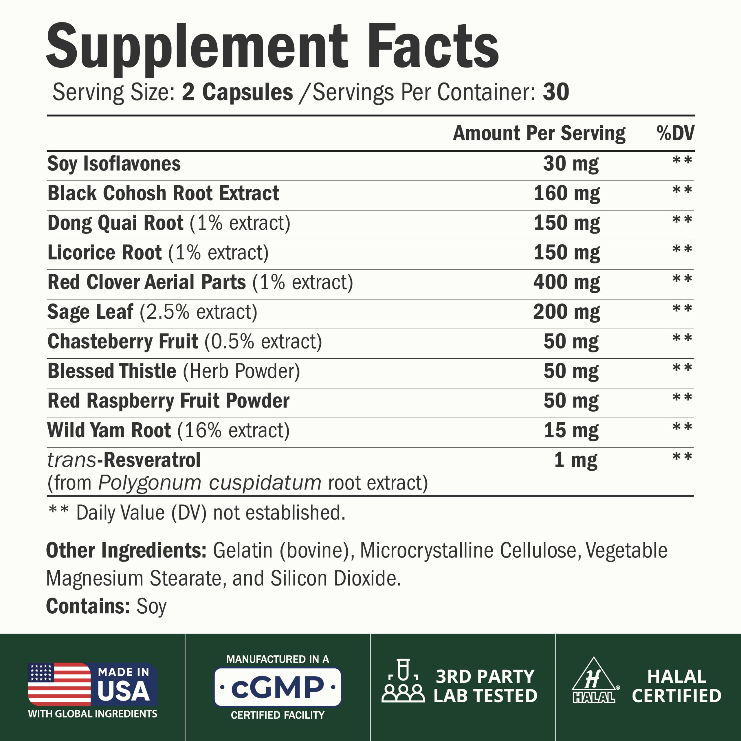 Hormone Balance for Women - PMS, Menopause, Mood & Cycle Support, 60 Ct — Amazon image 2