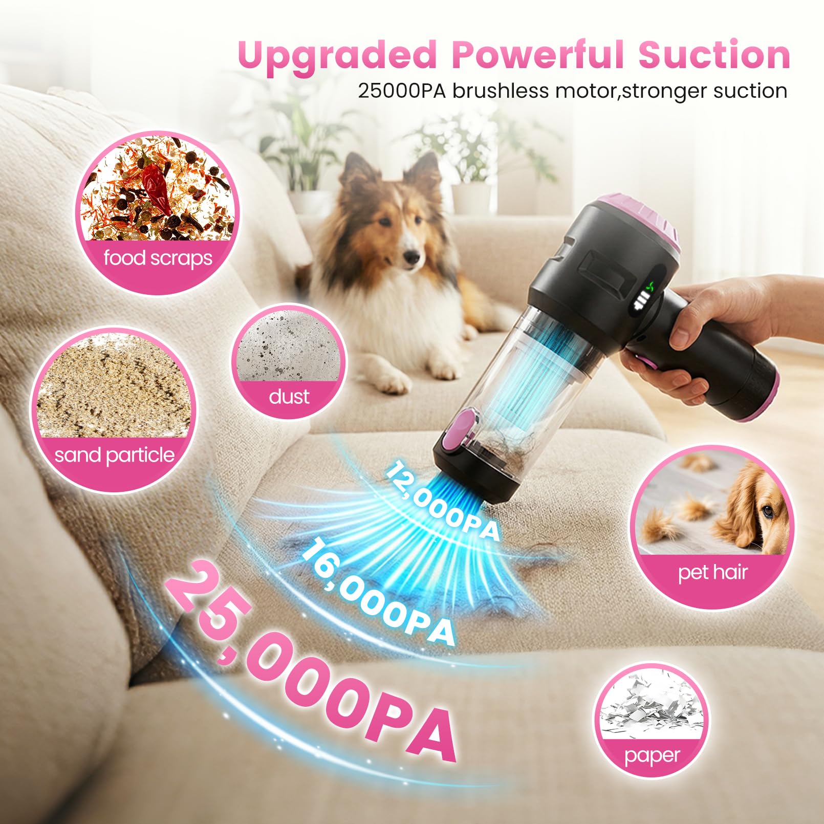 Wansimoo Handheld Car Vacuum Cleaner - Key Features