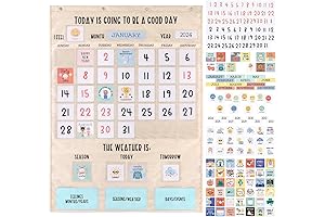 Peanutshell Preschool Educational Wall Calendar: Engage Little Learners with a Fun and Interactive Time-Tracking Tool