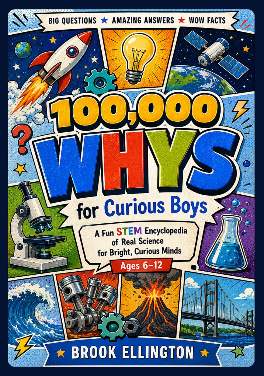 100,000 Whys For Curious Boys: A Fun STEM Encyclopedia of Real Science for Bright, Curious Minds, Ages 6–12