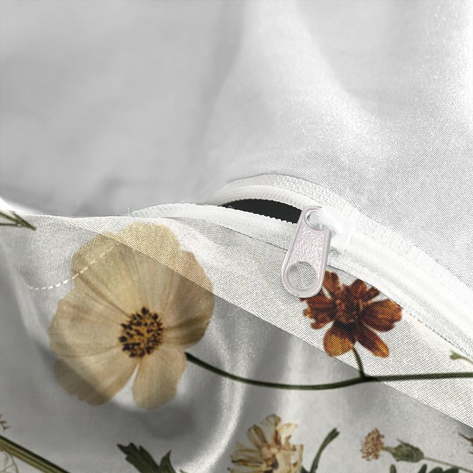 Ropa De Cama con Diseño De Plantas y Flores En 3D Juego De Funda De Edredón De Geometría Juego De Ropa De Cama para Adultos Adolescentes Y Niños King（220x240cm）