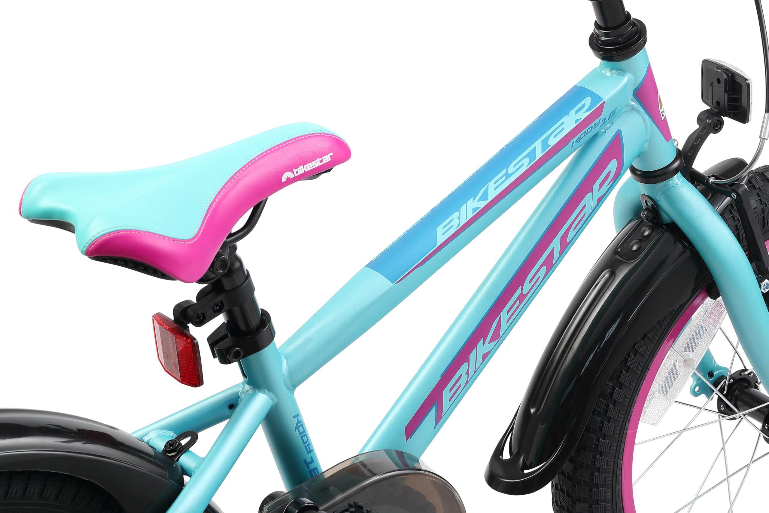 BIKESTAR Bicicletta Bambini 4-5 Anni da 18 Pollici | Bici per Bambino et Bambina Mountainbike con Freno a retropedale et Freno a Mano |