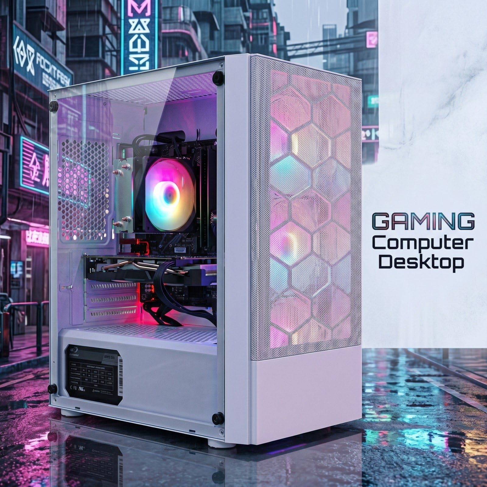 STGsivir PC Gamer Fixe, Ryzen 5 3400G, Vega 11, 16G DDR4, 512G SSD