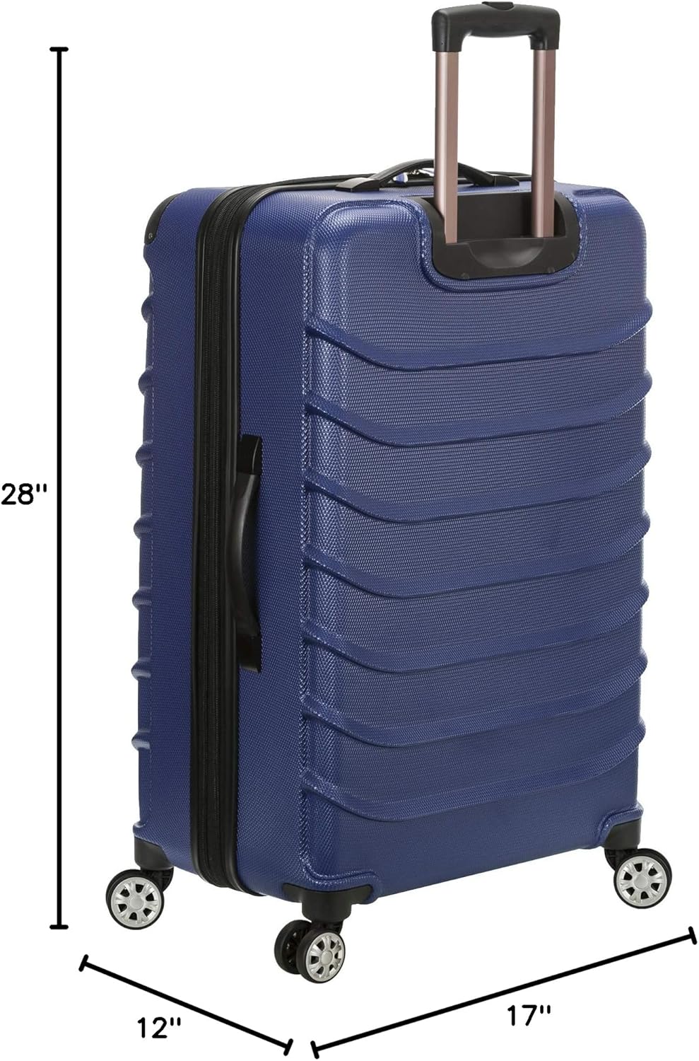 Rockland Speciale Hardside 2-Piece Expandable Spinner Luggage Set, Blue, 2-Piece Set (20/28) (F230-BLUE)