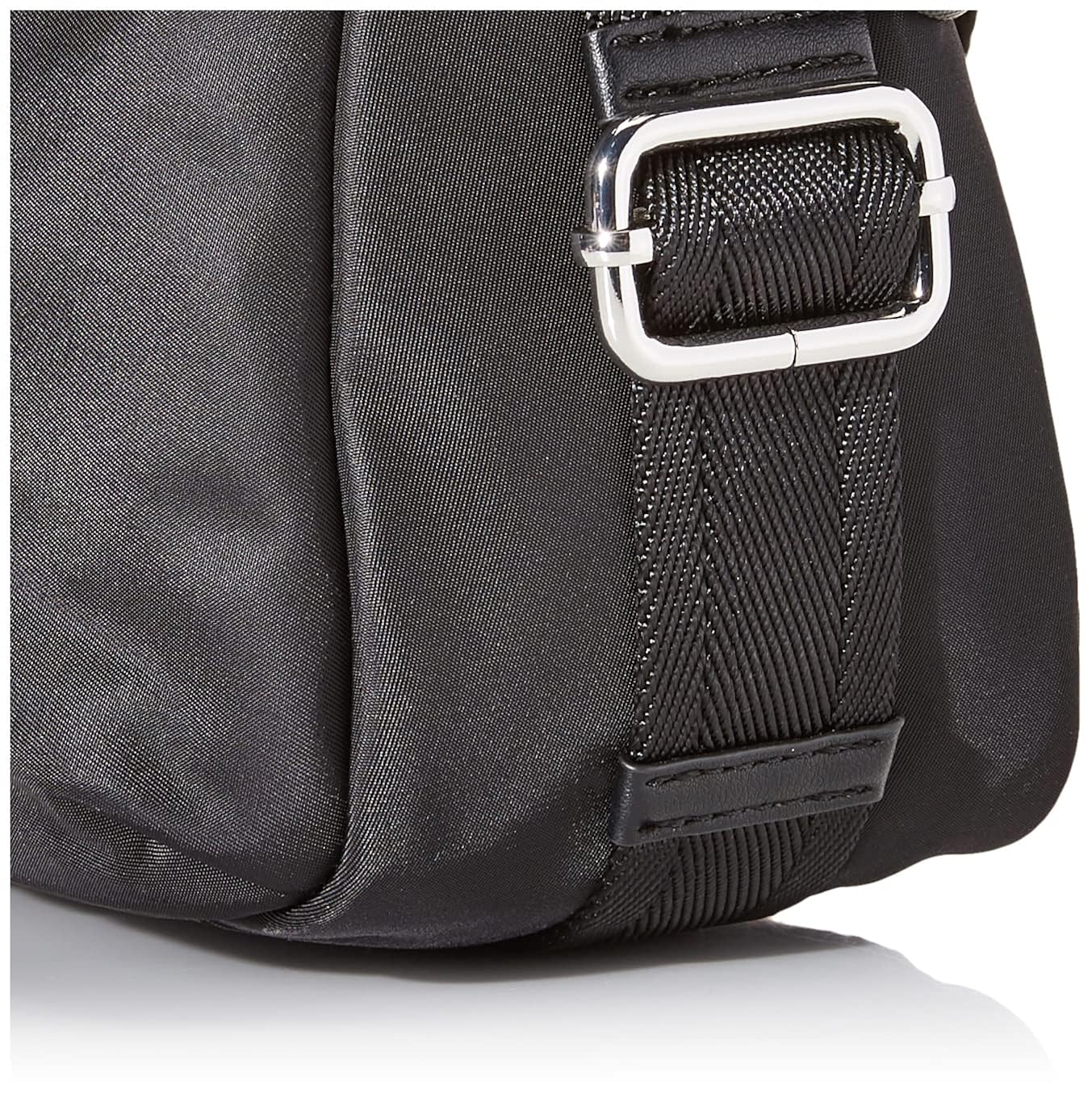 Buy Calvin Klein Sussex Nylon Top Zip Crossbody, Black/Silver at Amazon.in