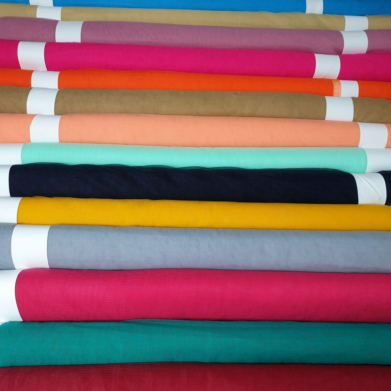 Smart Fabrics - Tela Elástica De Tafetán Elástica De 2 Vías De 58 Pulgadas De Ancho Por Yarda (rojo