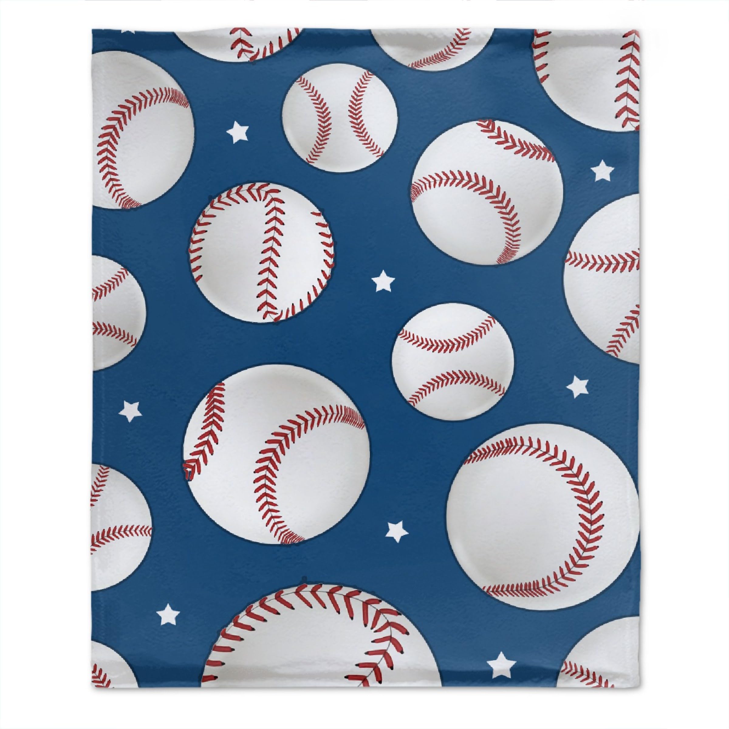 Ottoy Baseball Blanket for Boys Chirstmas Gift Soft Lightweight Blankets for Couch Air-Conditioning Quilts Decor Blanket 50
