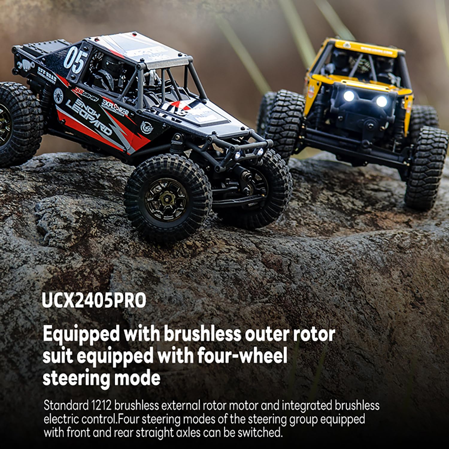 新品　RC クローラー　udirc 1/24 4x4 オフロードトラック Amazon.co.jp: wheelfun 1/24 4x4 UdiRC UCX2405PRO RC ロック