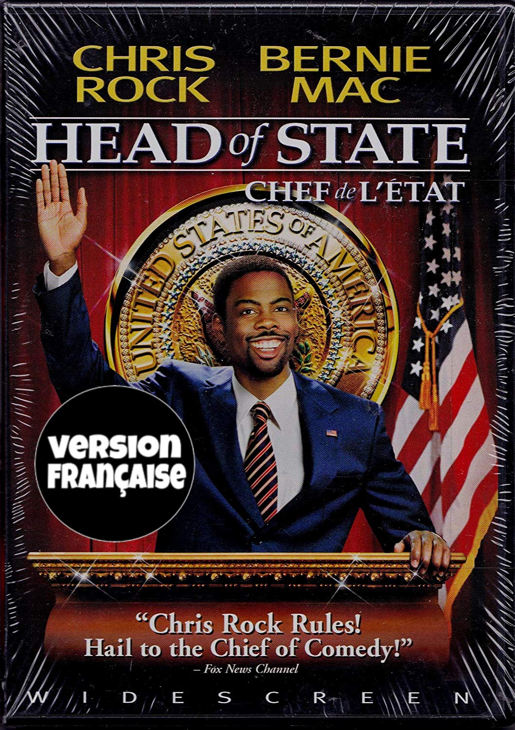 Chef de l'État (English/French) 2003 (Widescreen) Régie au Québec (Cover Bilingue) [DVD]