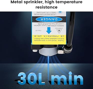 Comgrow Air Assist for Laser Cutter and Engraver,Air Assist Pump Kit with Adjustable 30L/Min,for CNC Cutting and Laser Engraving,Remove Smoke and Dust,Protect Laser Lens, Reduce Surface Temperature
