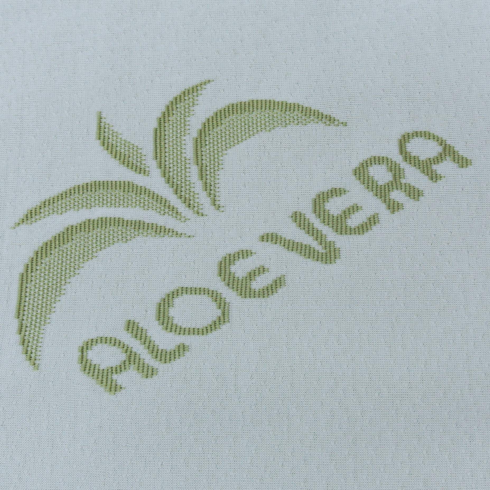 Baldiflex Coppia Cuscini Saponetta in Lattice, Fodera Aloe Vera, Traspiranti, antiacaro