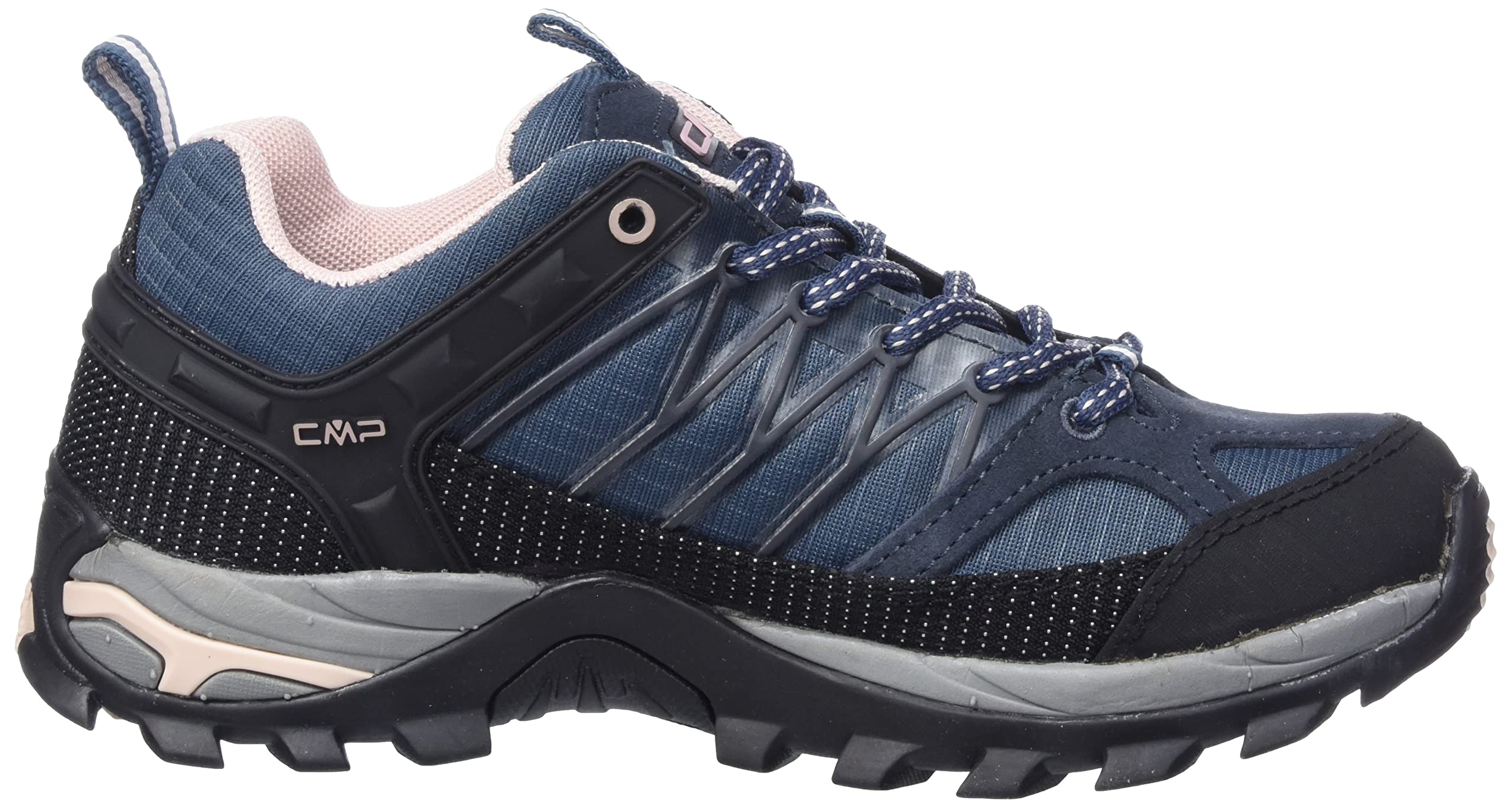 CMP Rigel Low Wmn Trekking Shoe Wp, Scarpe da trekking Donna, Asphalt-Antracite-Rose, 44 EU
