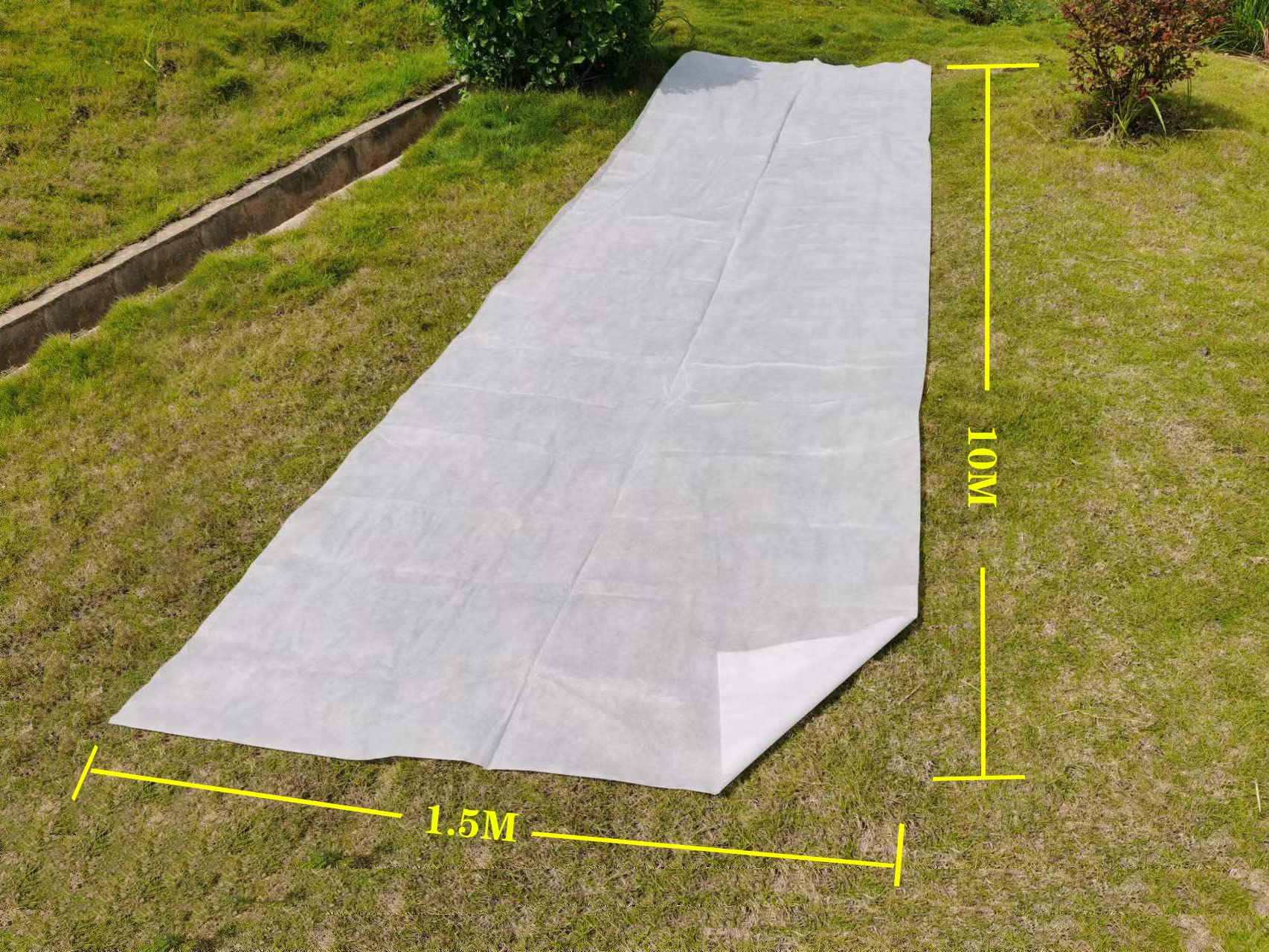 LINSOCLE 3m X 6m Voile D'Hivernage Plantes 40g/m² - Protection Gel Toison Non Tissée
