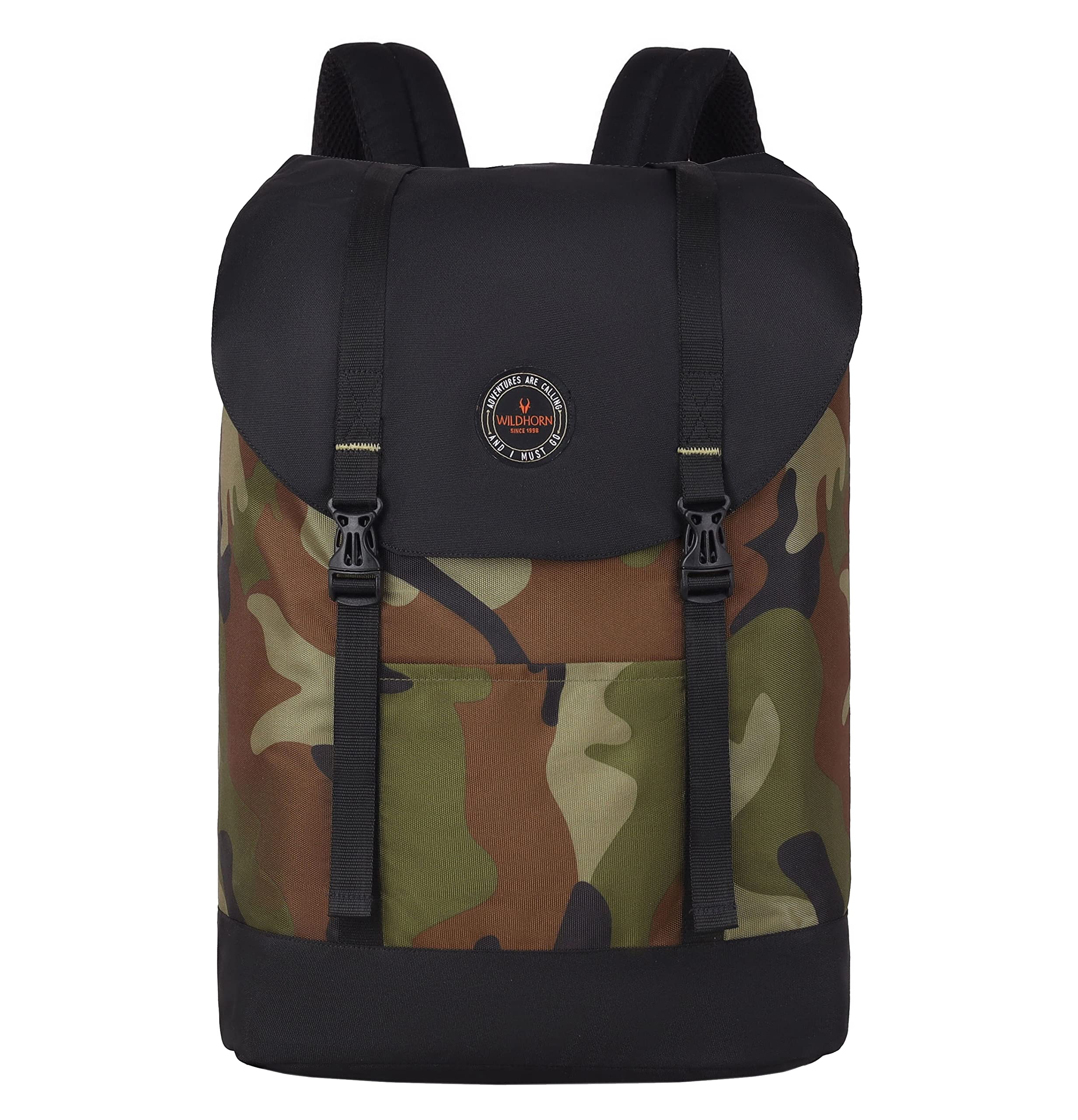 WildHorn Unisex-Adult 19 L Lightweight Contemporary Rucksack For Multi-Day Hiking,Camping,Outdoor Sports,Traveling IWater Resistant I Camouflage Print I Ultra Strong & Durable (Camouflage),Multicolor (B0B9XS25F5) Amazon Price History, Amazon Price Tracker