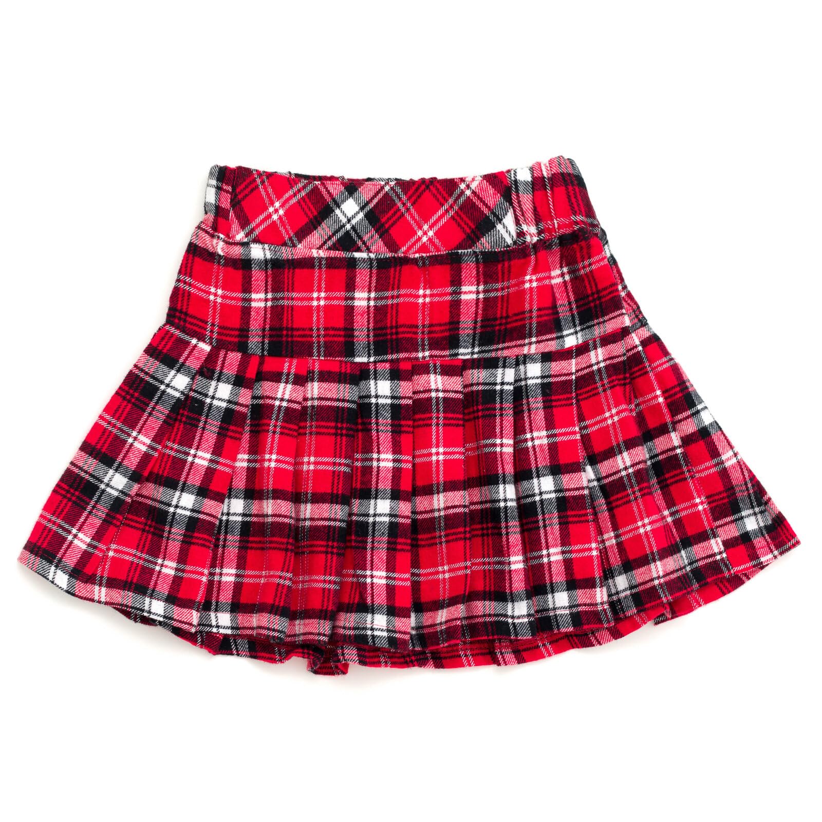 Disney Felpa in pile Minnie Mouse Lilo & Stitch per ragazze e gonna a pieghe a quadri per ragazzi grandi (2T - 14-16)