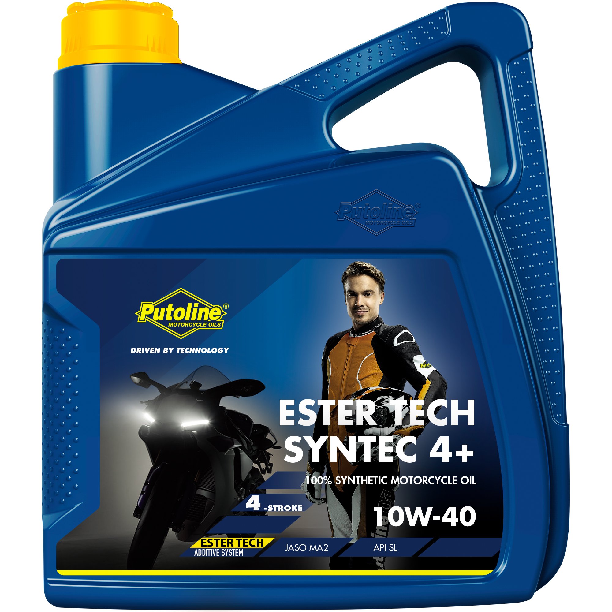 Putoline 70625 Aceite de Motor Ester Tech Syntec 4+ 10W-40 4L