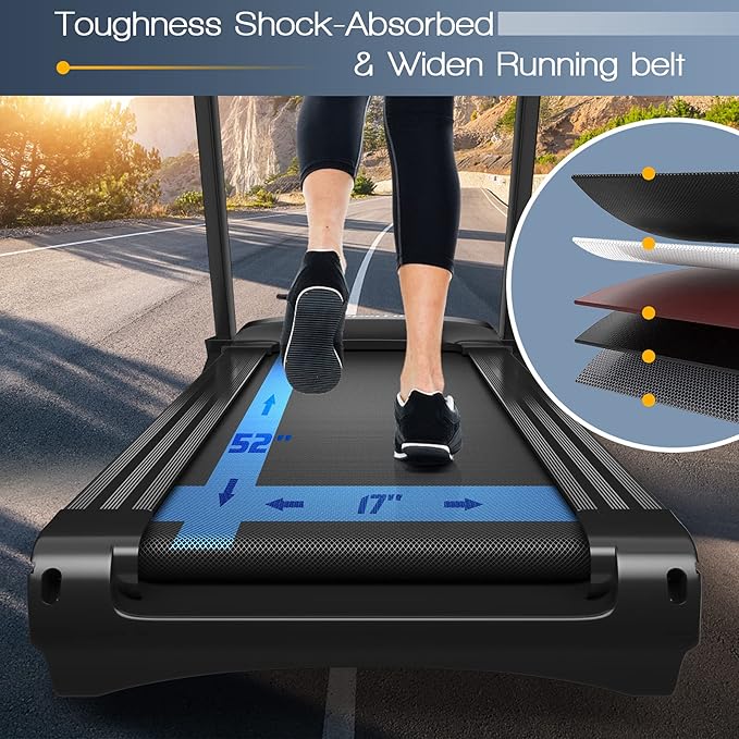 Caminadora Eléctrica Plegable con Inclinación 3.75HP Gris miniatura 3