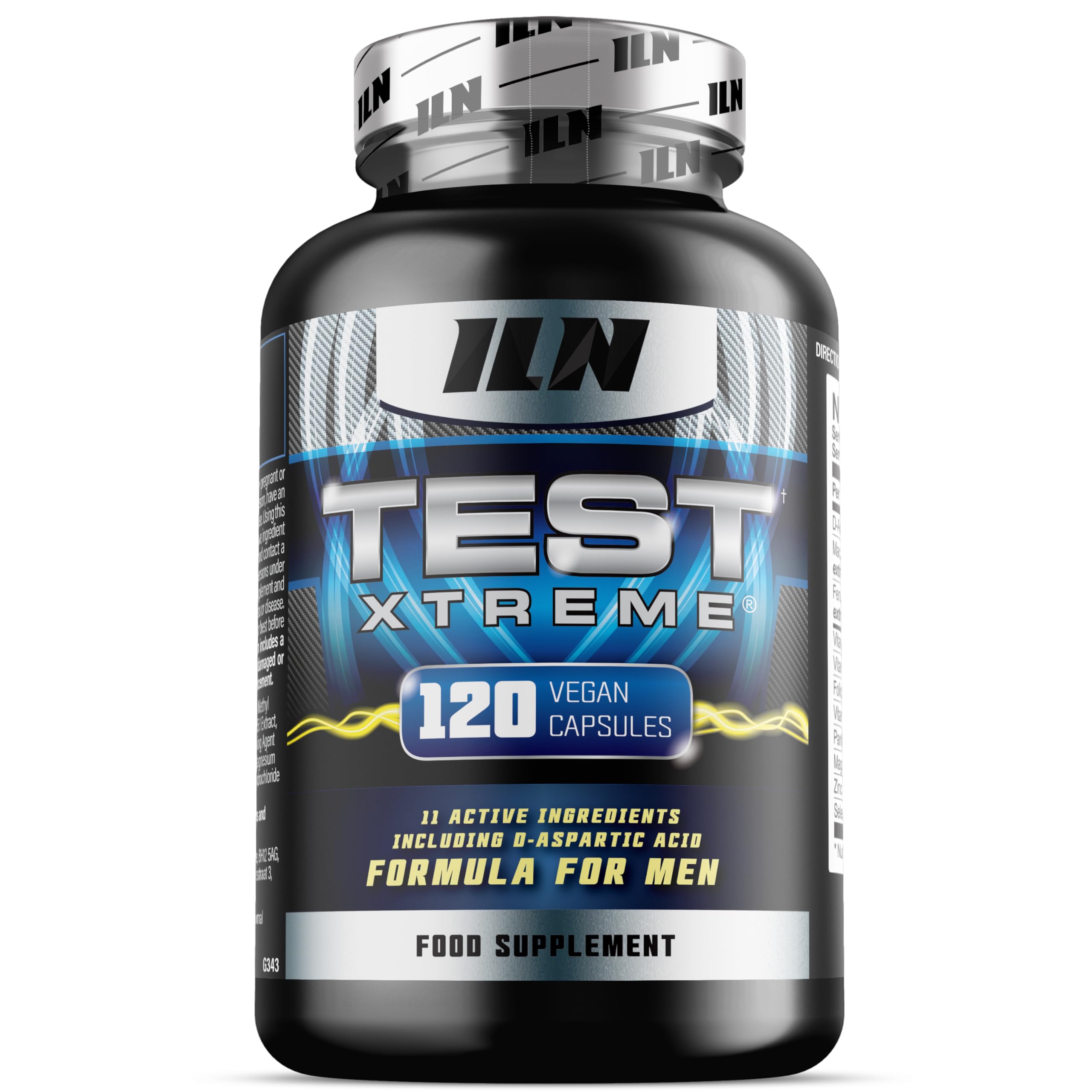 Test Xtreme Booster per Uomo – Integratore Uomo Avanzata con Acido D-Aspatico, Zinco e Magnesio – 120 Capsule Vegane