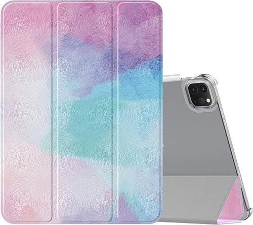 MoKo Funda compatible con iPad Pro 11 de 4 generación 2022iPad Pro 11 de 3 generación 2021, compatible con carga de lápiz Apple Funda protectora